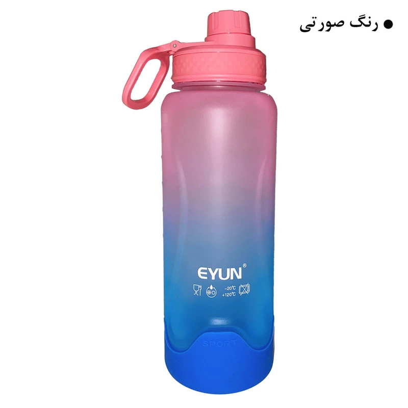قمقمه مدل ایون گنجایش 1 لیتر ، طرح 2رنگ - Image 1