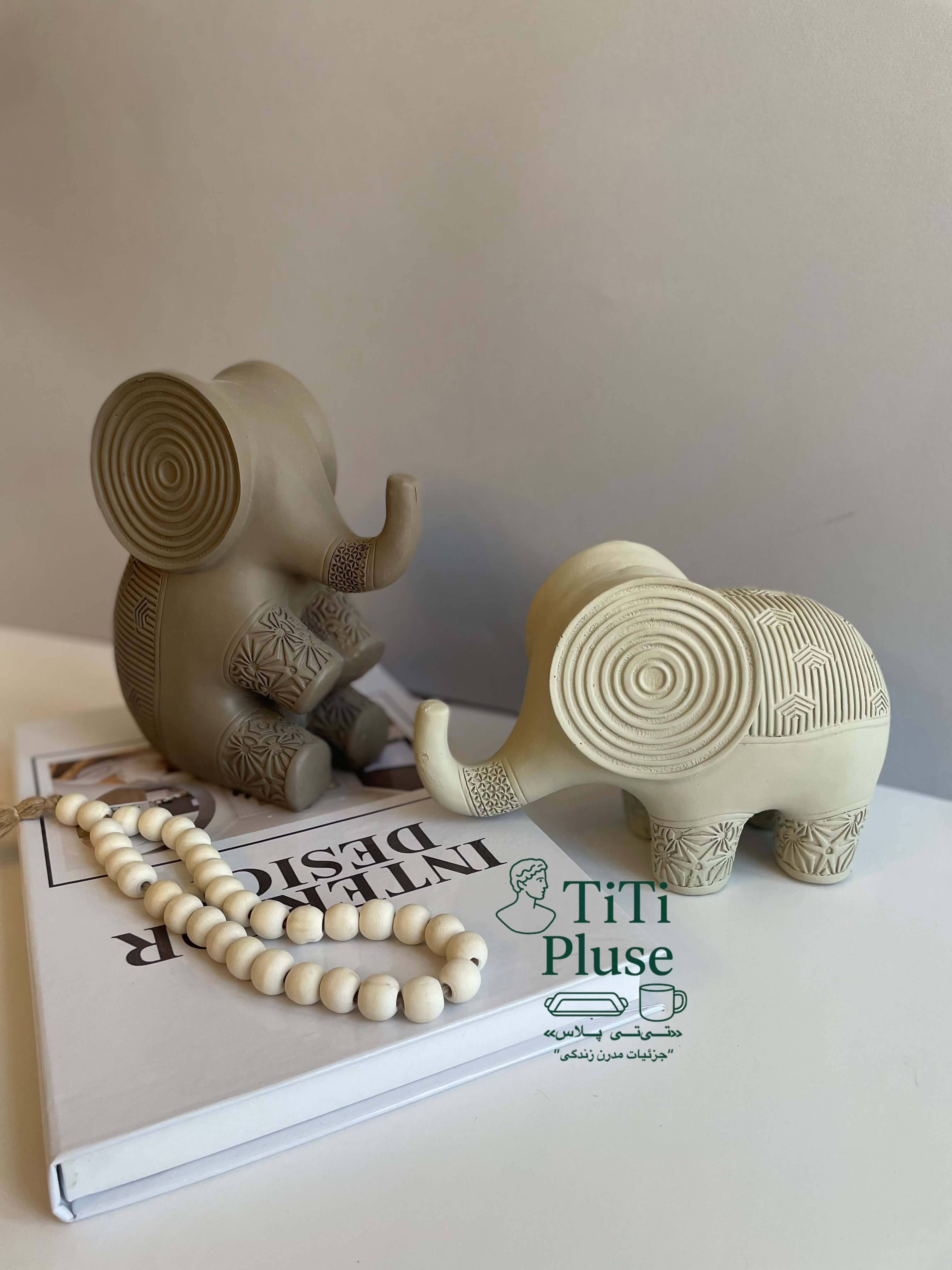 مجسمه فیل دو عددی - Thumbnail 2