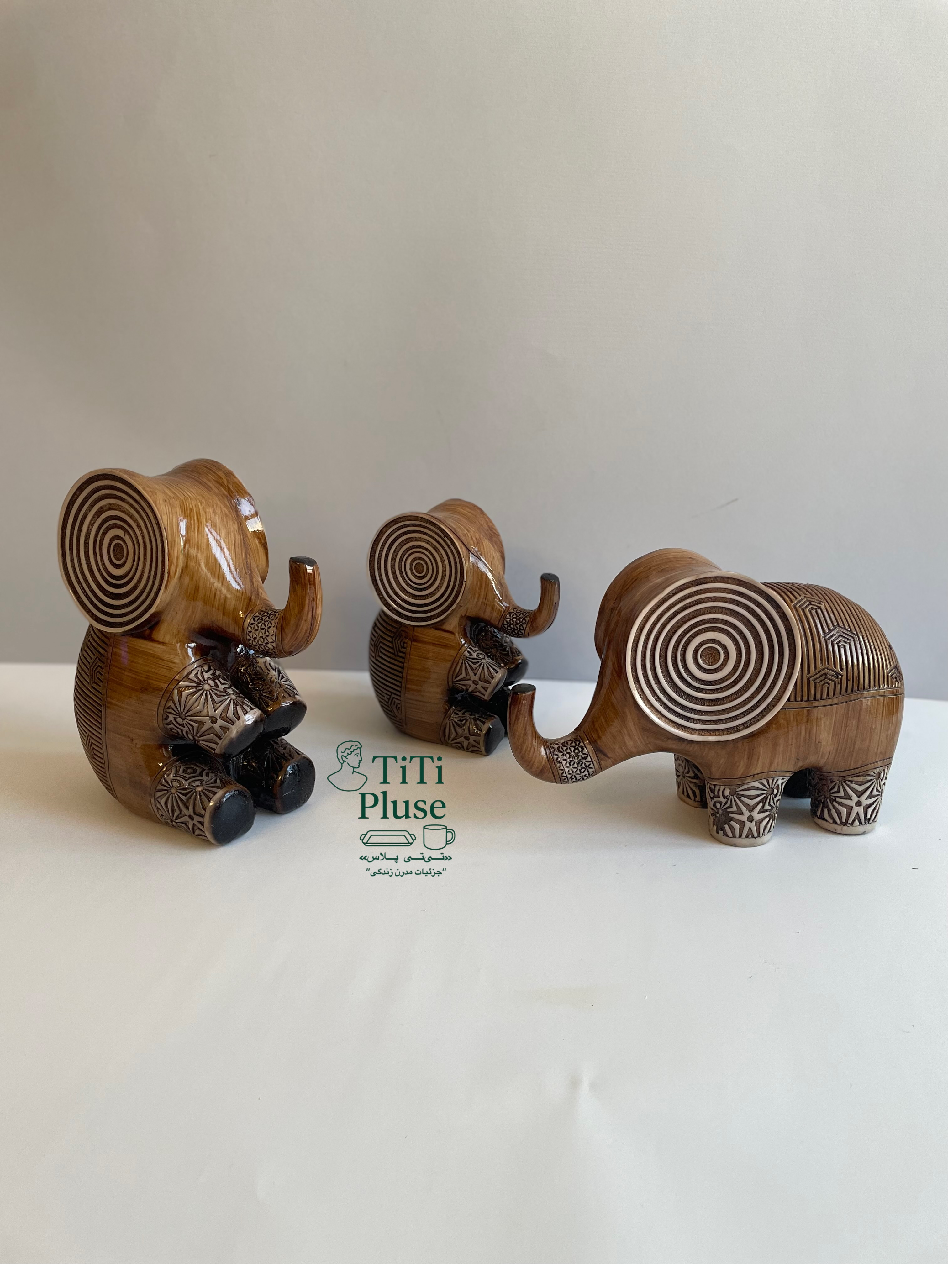 مجسمه فیل ۳عددی