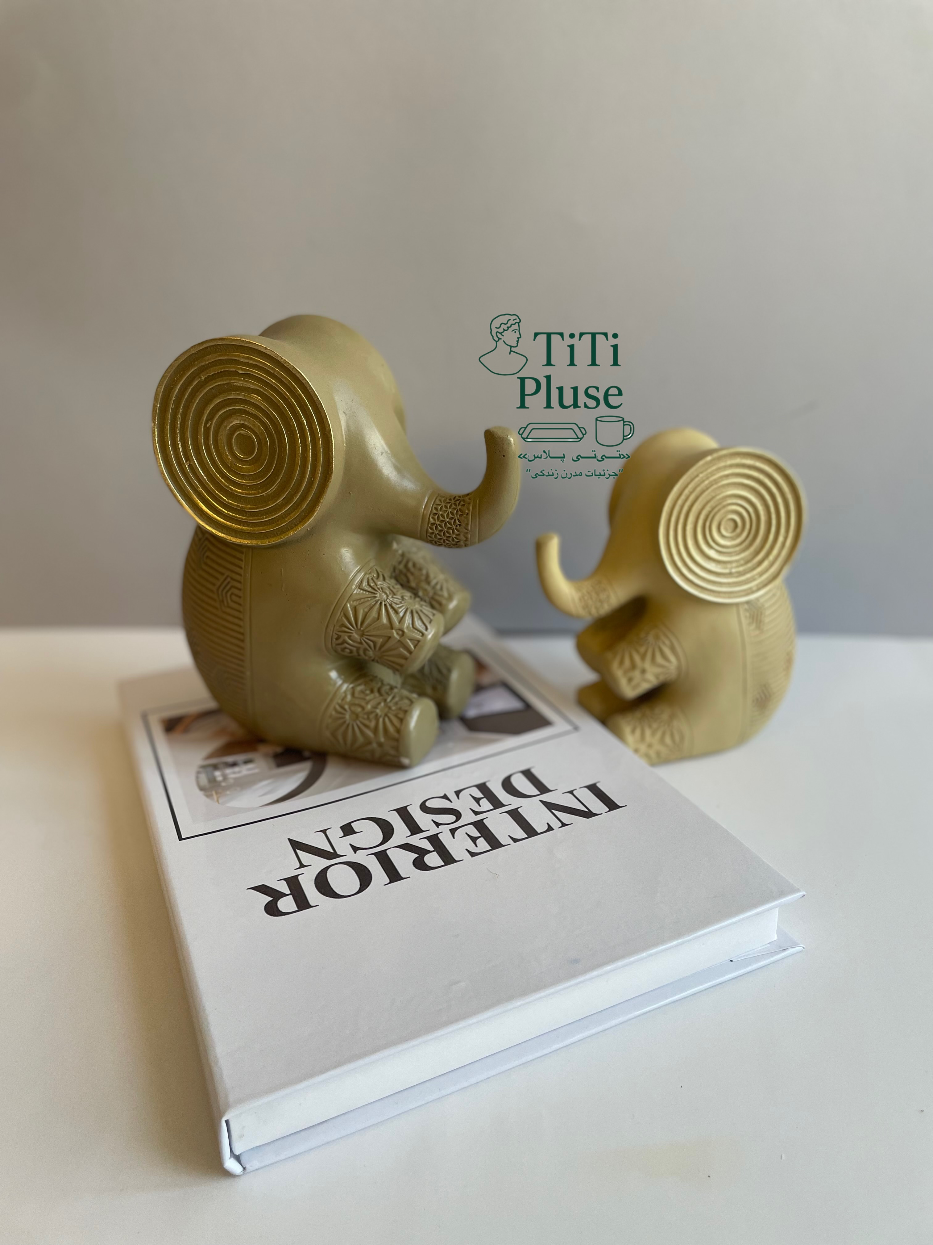 مجسمه فیل دو عددی - Thumbnail 1