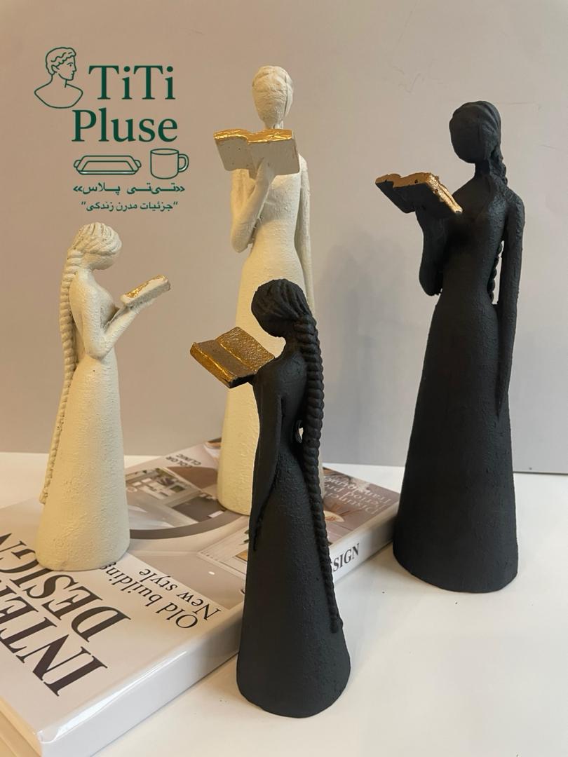 مجسمه دختر گیسو بلند