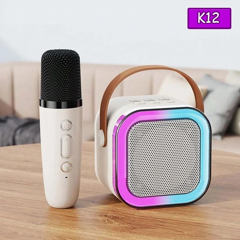 اسپیکر بلوتوثی قابل حمل به همراه یک میکروفون مدل K12