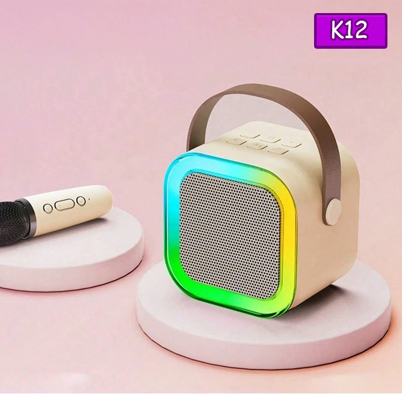 اسپیکر بلوتوثی قابل حمل به همراه یک میکروفون مدل K12 - Thumbnail 2