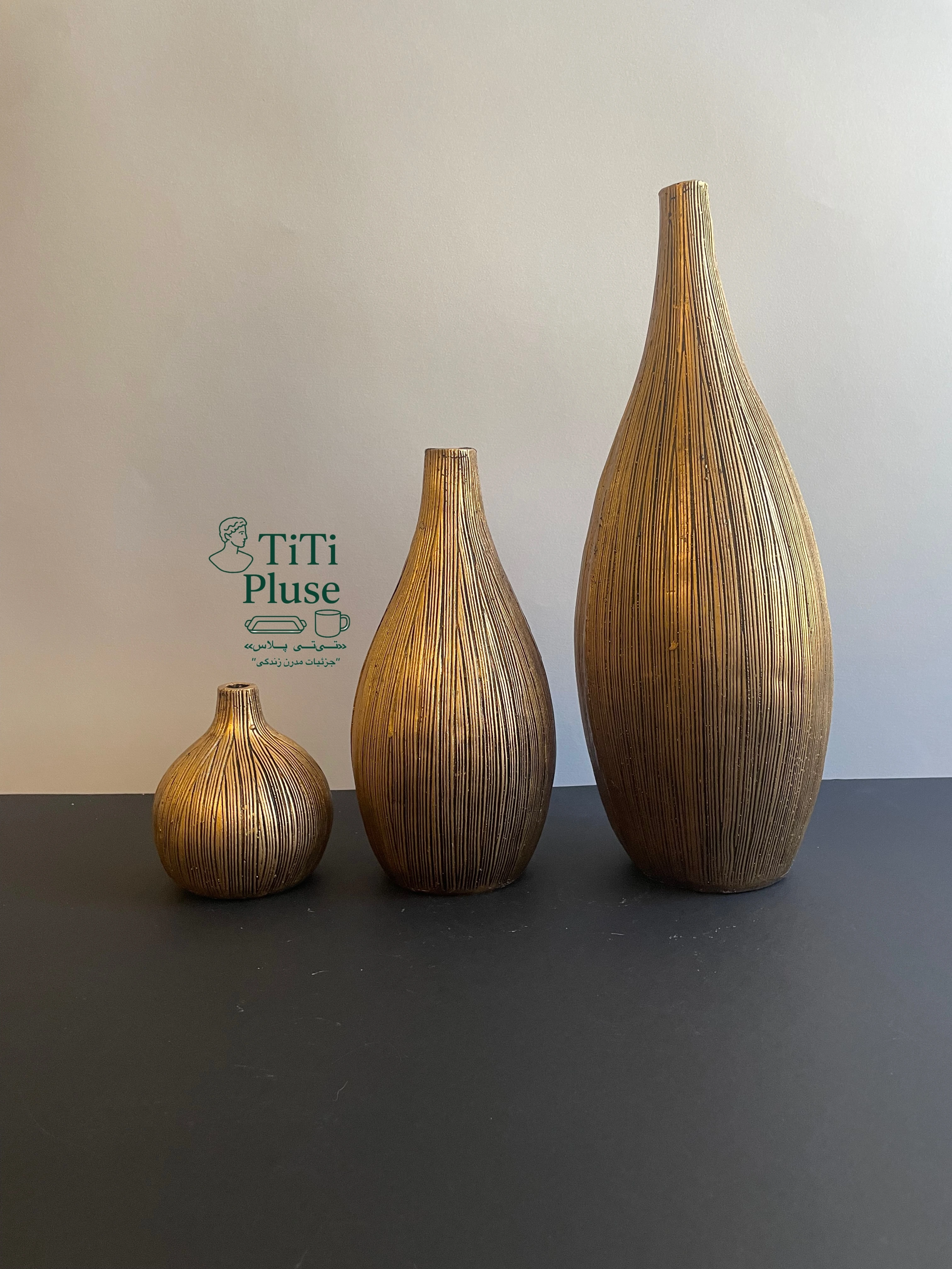 گلدان سالونگ 3عددی - Thumbnail 1